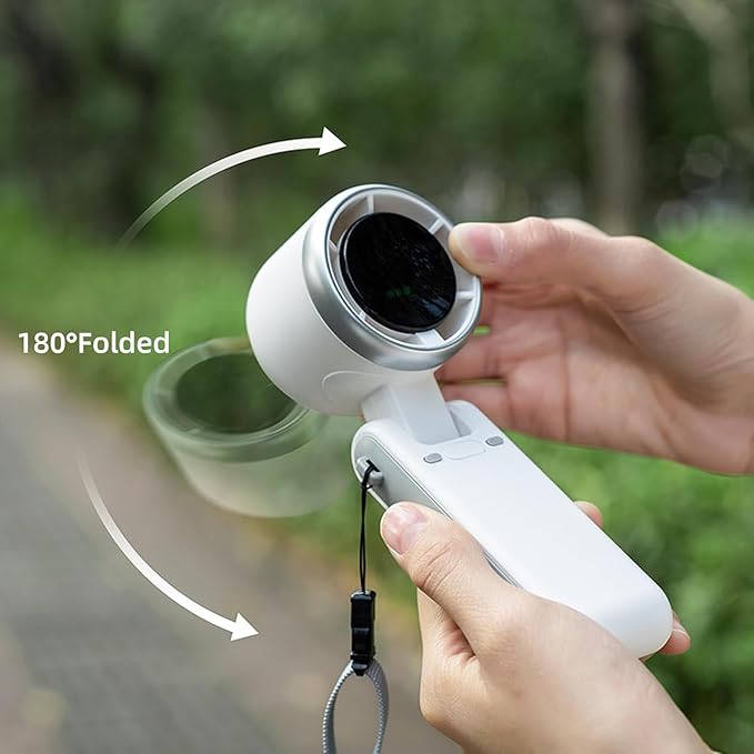 AeroFlex™ | Foldable High-Speed Fan with Smart Display