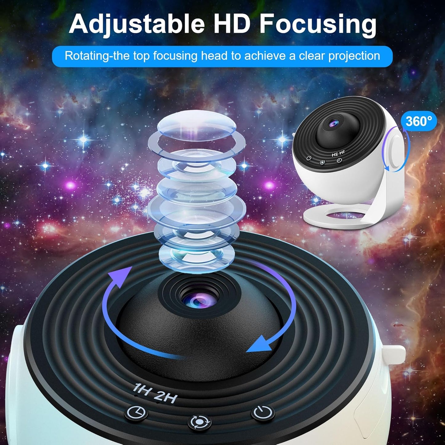 StarMuse™ | 12-in-1 Planetarium Galaxy Projector