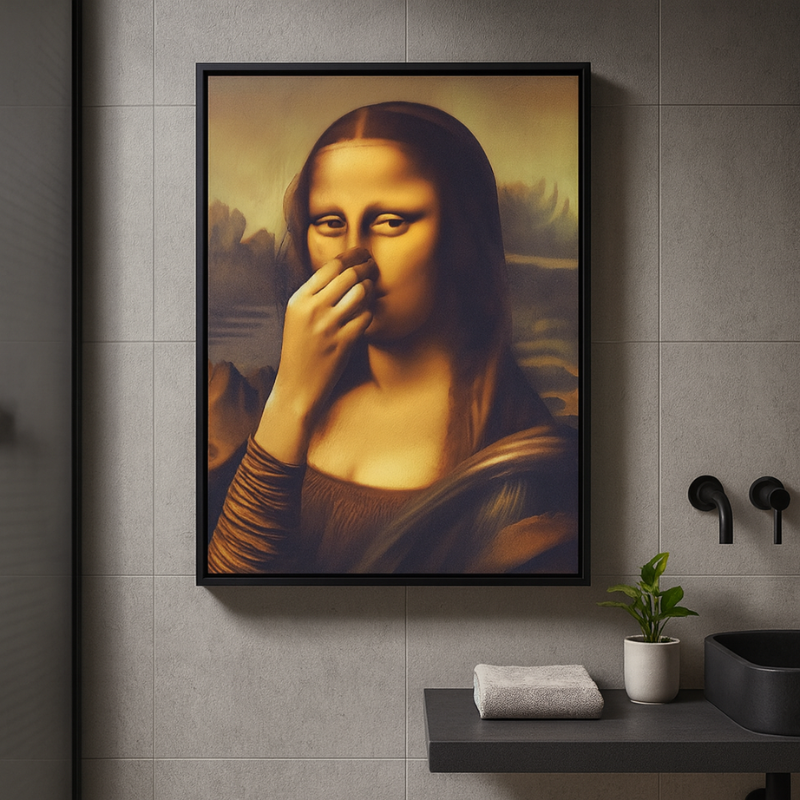 Monaloo™ Funny Bathroom Painting