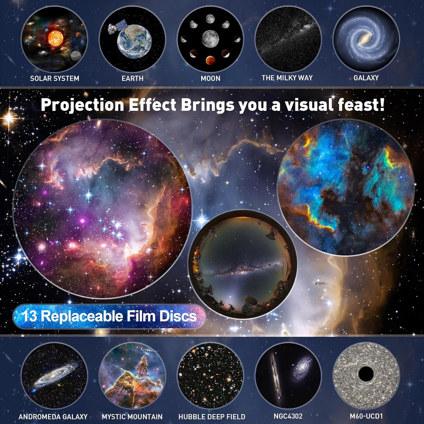 StarMuse™ | 12-in-1 Planetarium Galaxy Projector