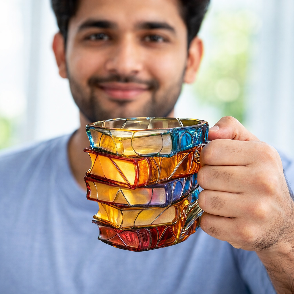 Book-Stack Mug