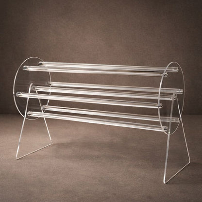 Clixor™  360° Rotating Acrylic Claw Clip Organizer