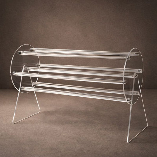 Clixor™  360° Rotating Acrylic Claw Clip Organizer