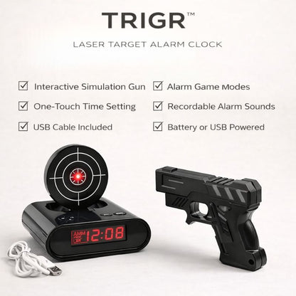 TRIGR™ | Laser Target Alarm Clock