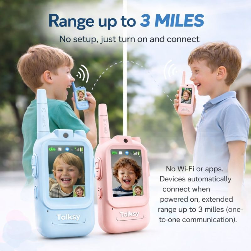 Talksy™ | Kids Video Intercom (2-Pack)