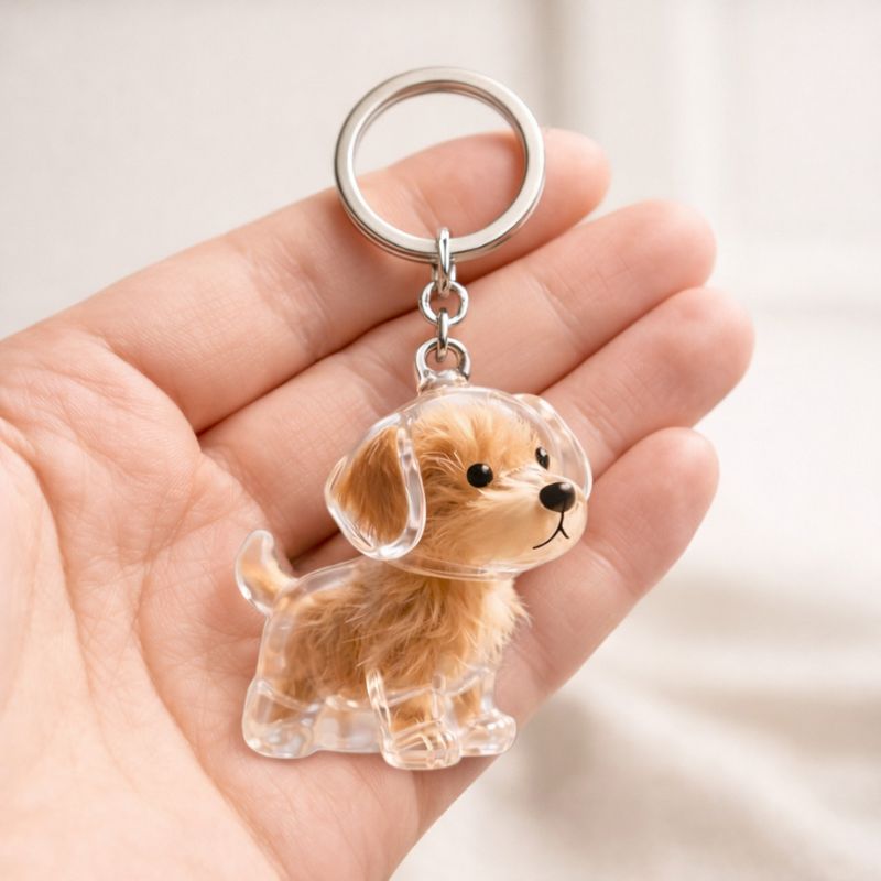 CloseCarry™Pet Hair Keepsake Keychain