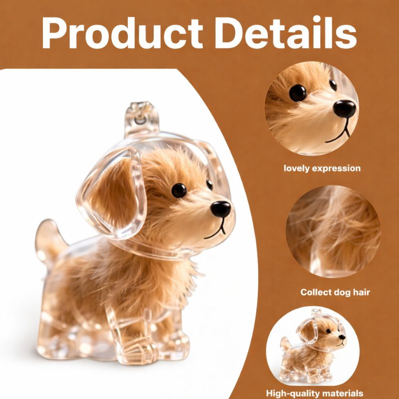 CloseCarry™Pet Hair Keepsake Keychain