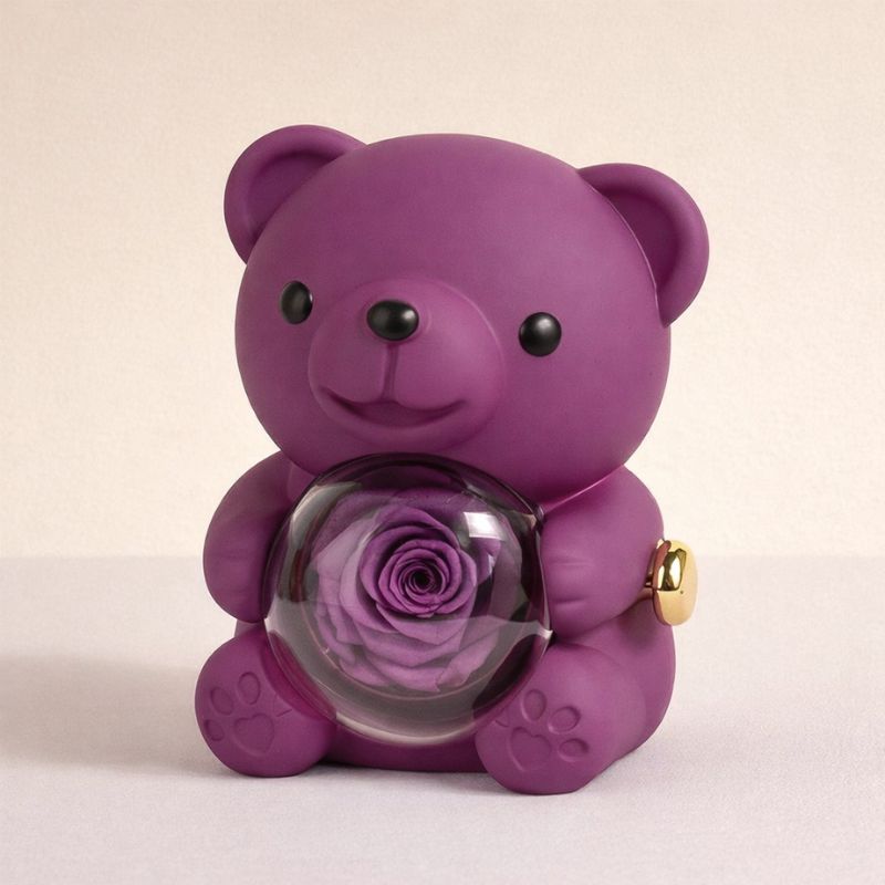 Rosera™ Preserved Rose Bear Keepsake Box