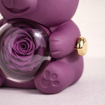 Rosera™ Preserved Rose Bear Keepsake Box