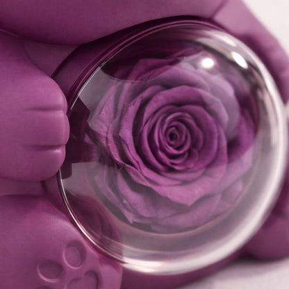 Rosera™ Preserved Rose Bear Keepsake Box