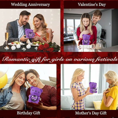 Rosera™ Preserved Rose Bear Keepsake Box