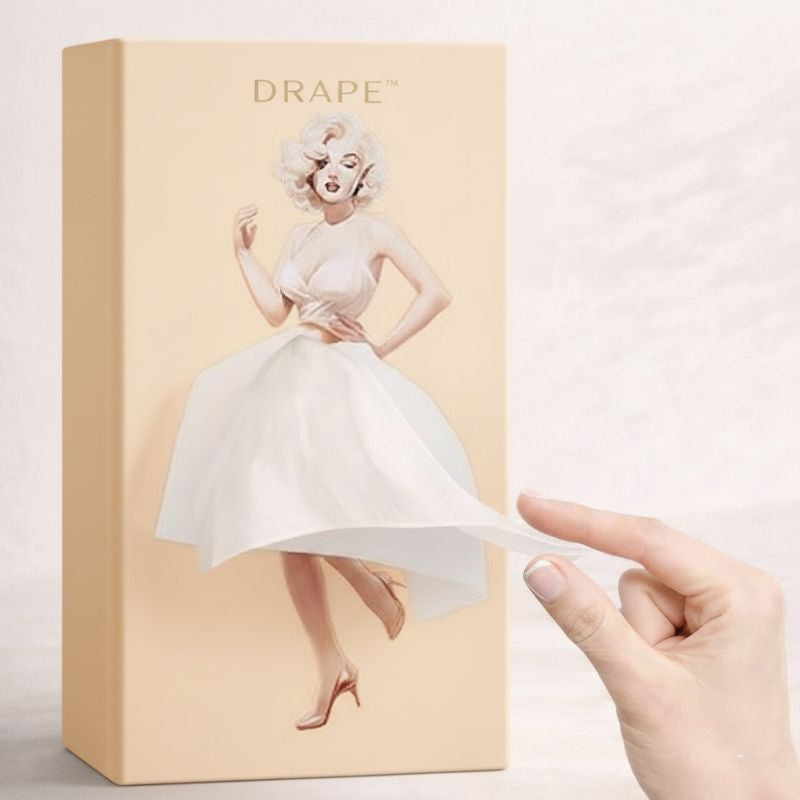 DRAPE™ Decorative Tissue Box Cover