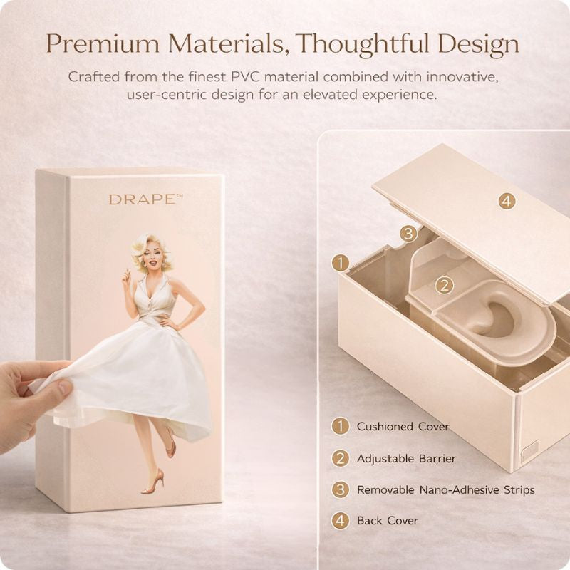 DRAPE™ Decorative Tissue Box Cover