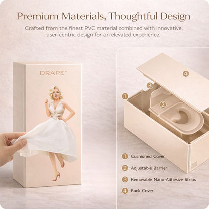 DRAPE™ Decorative Tissue Box Cover