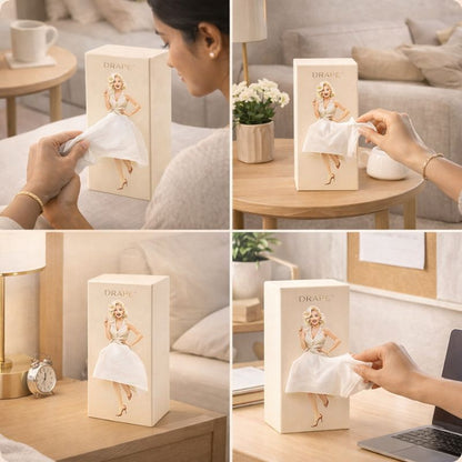DRAPE™ Decorative Tissue Box Cover