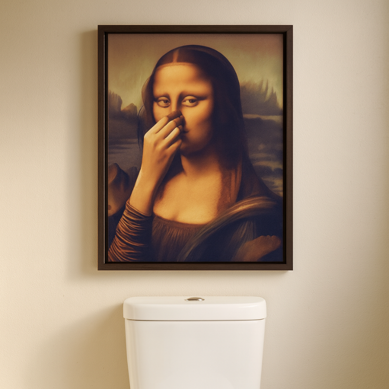 Monaloo™ Funny Bathroom Painting