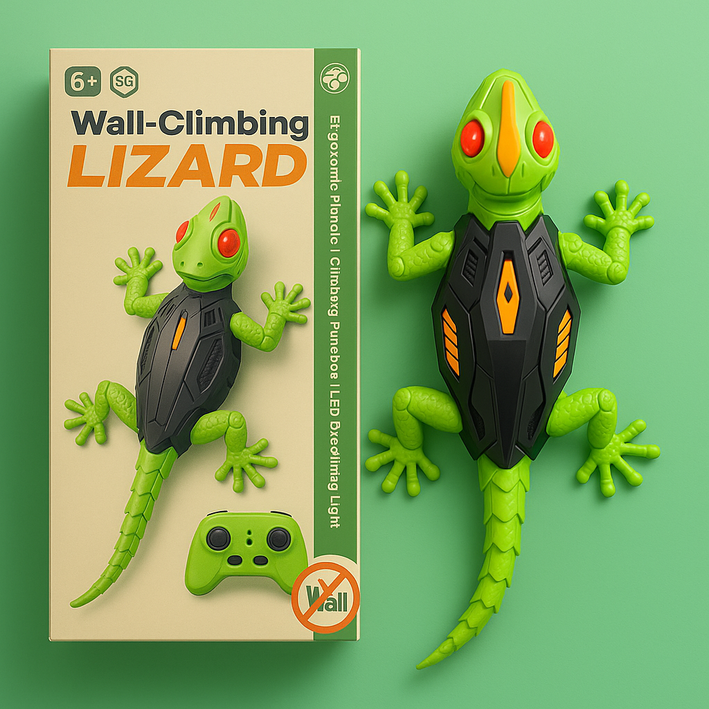 GravityLizard™ Anti-Gravity Wall-Climbing RC Bot