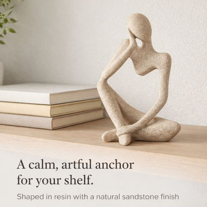 THINKER™ Abstract Shelf Anchor Sculpture