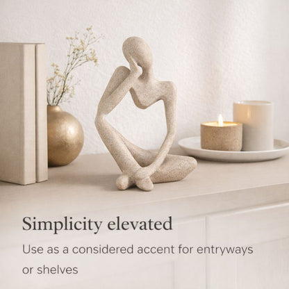 THINKER™ Abstract Shelf Anchor Sculpture