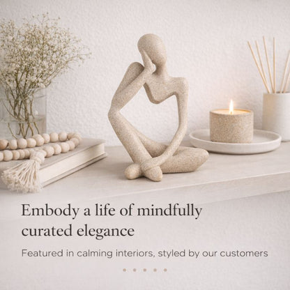 THINKER™ Abstract Shelf Anchor Sculpture