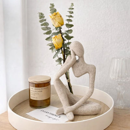 THINKER™ Abstract Shelf Anchor Sculpture