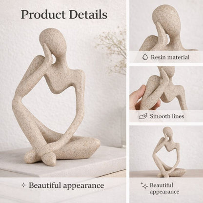 THINKER™ Abstract Shelf Anchor Sculpture