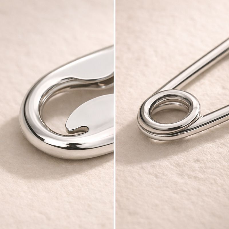 PINNA™ Oversized Safety-Pin Bun Clip