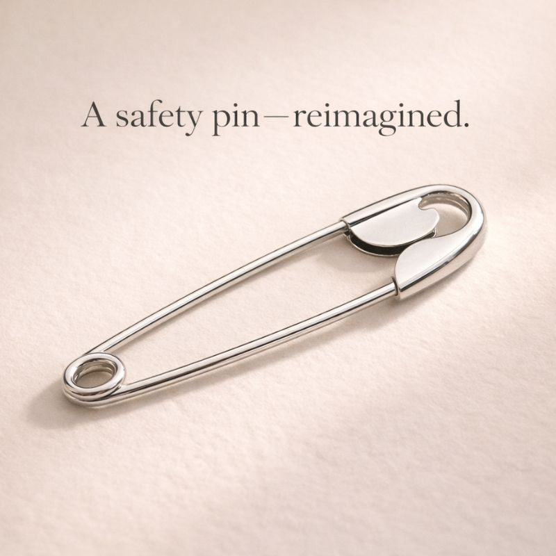 PINNA™ Oversized Safety-Pin Bun Clip