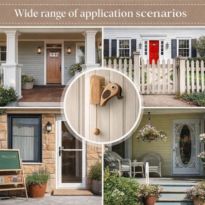 PECKER™ | Woodpecker Door Knocker