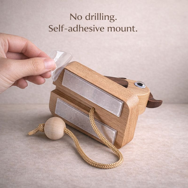 PECKER™ | Woodpecker Door Knocker