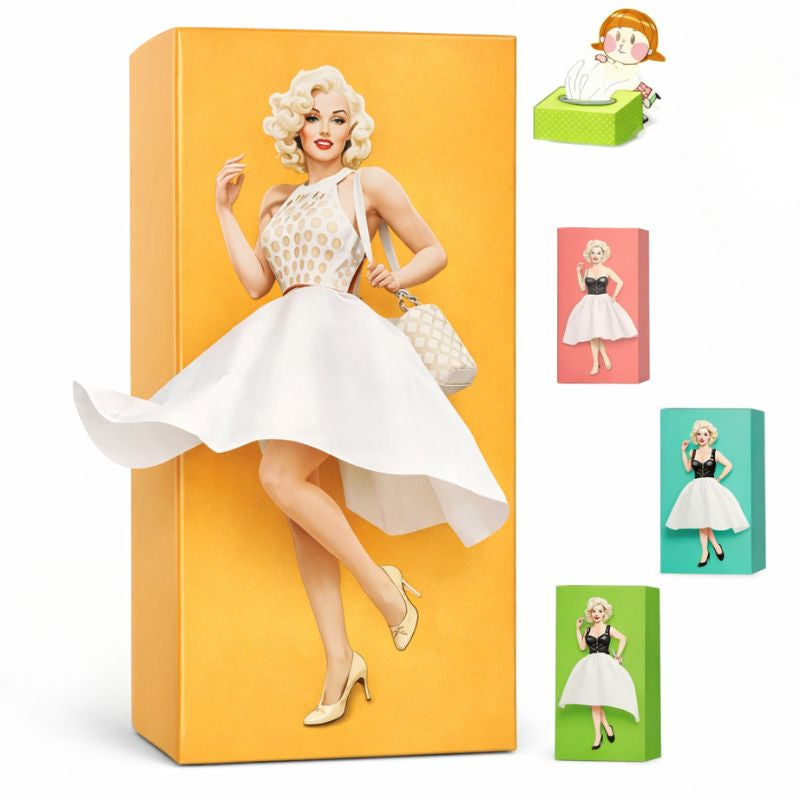 DRAPE™ Decorative Tissue Box Cover