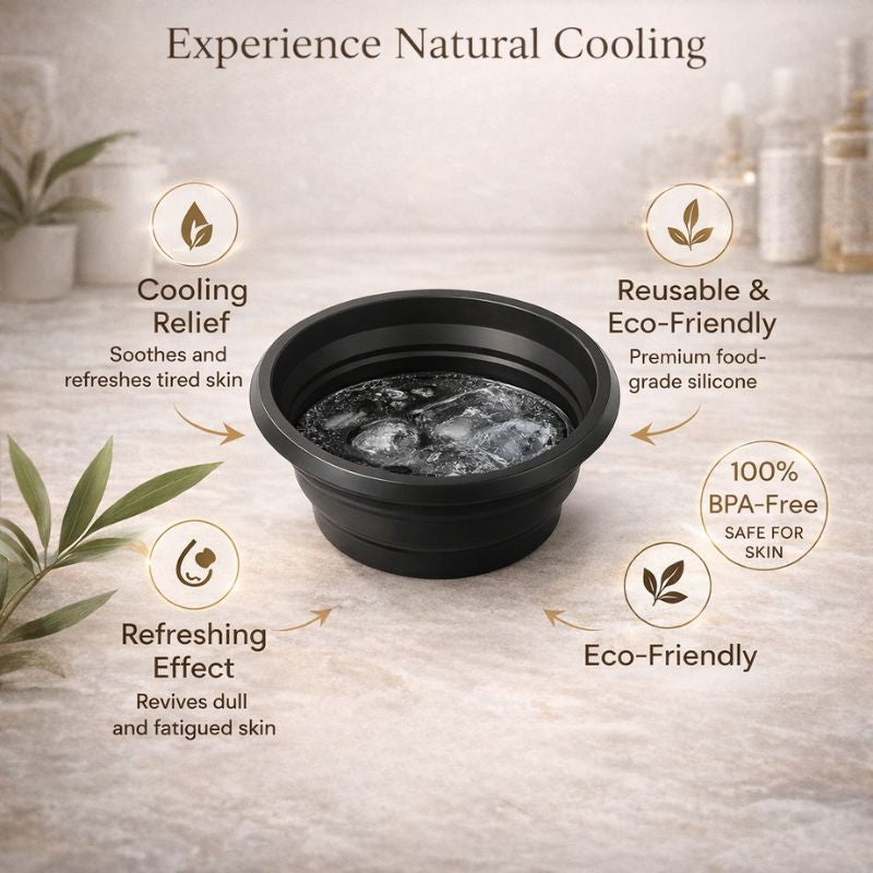 HIELO™ Foldable face ice bowl