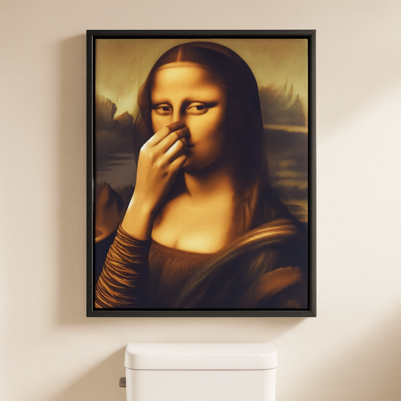 Monaloo™ Funny Bathroom Painting