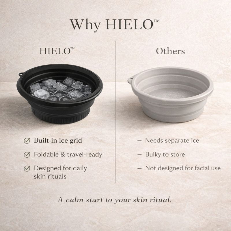 HIELO™ Foldable face ice bowl