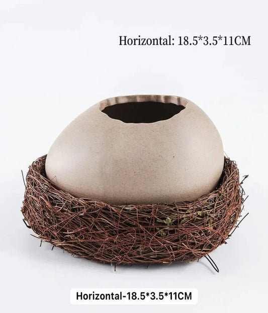 Nesté™ | Artisan Egg & Nest Serving Bowl Set