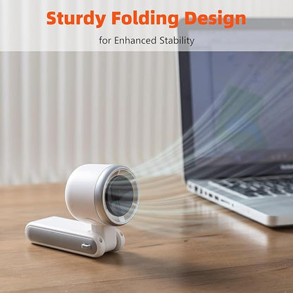 AeroFlex™ | Foldable High-Speed Fan with Smart Display