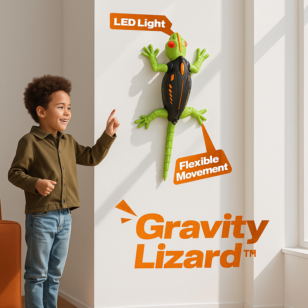 GravityLizard™ Anti-Gravity Wall-Climbing RC Bot