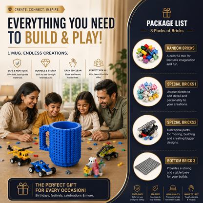 BRIXO™ | Creative Build-On Mug