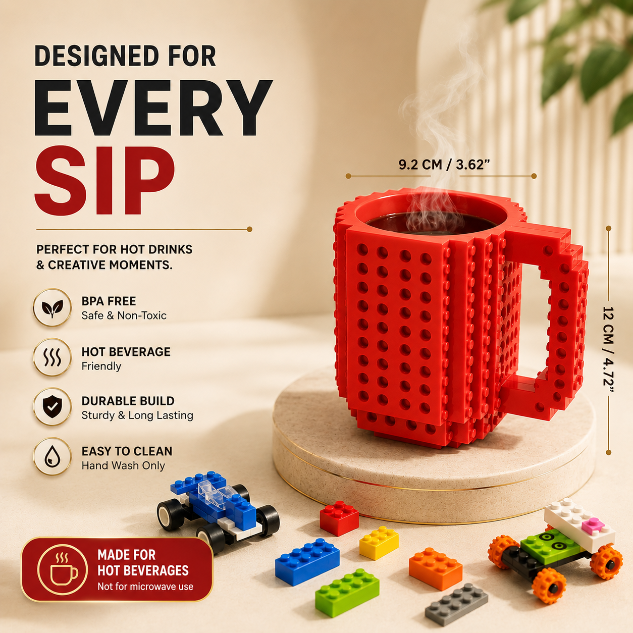 BRIXO™ | Creative Build-On Mug