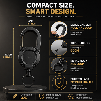 KLIQ™ | Retractable Keychain
