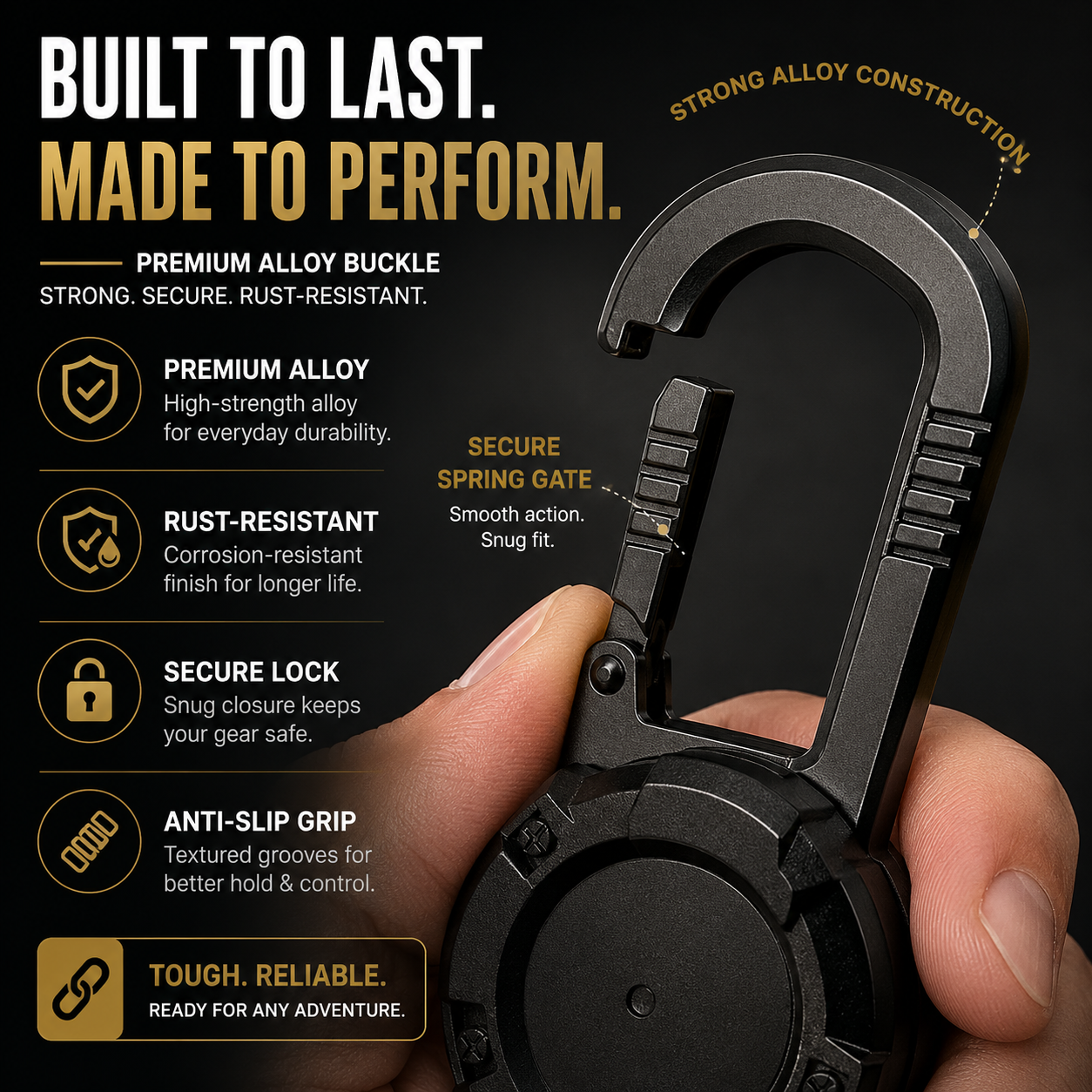 KLIQ™ | Retractable Keychain