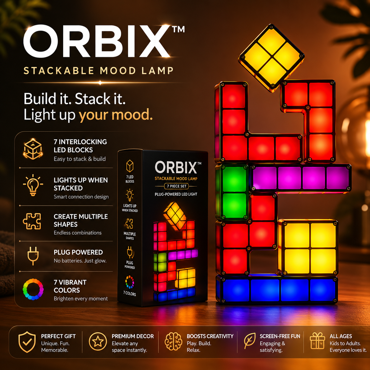 ORBIX™ | Stackable Mood Lamp