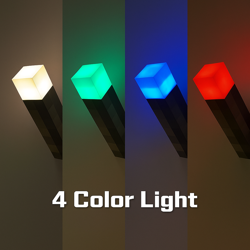 RealmTorch™ | Pixel Collector Torch Night Light