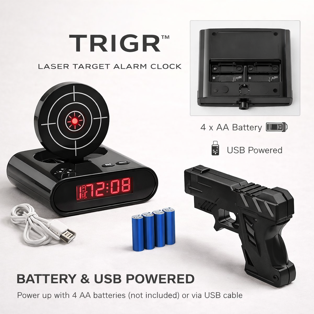 TRIGR™ | Laser Target Alarm Clock