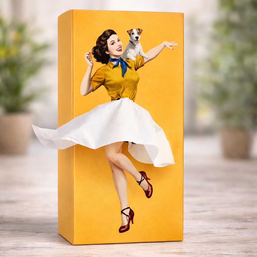 DRAPE™ Decorative Tissue Box Cover