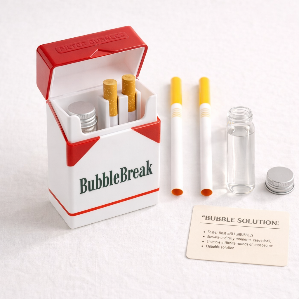 BubbleBreak™ Cigarette-Pack Bubble Kit