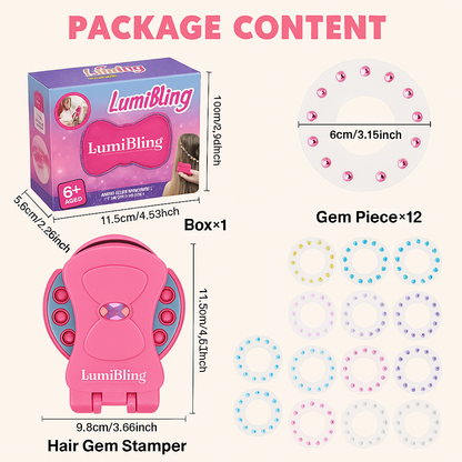 LumiBling™ | Hair Gem Stamper Styling Tool