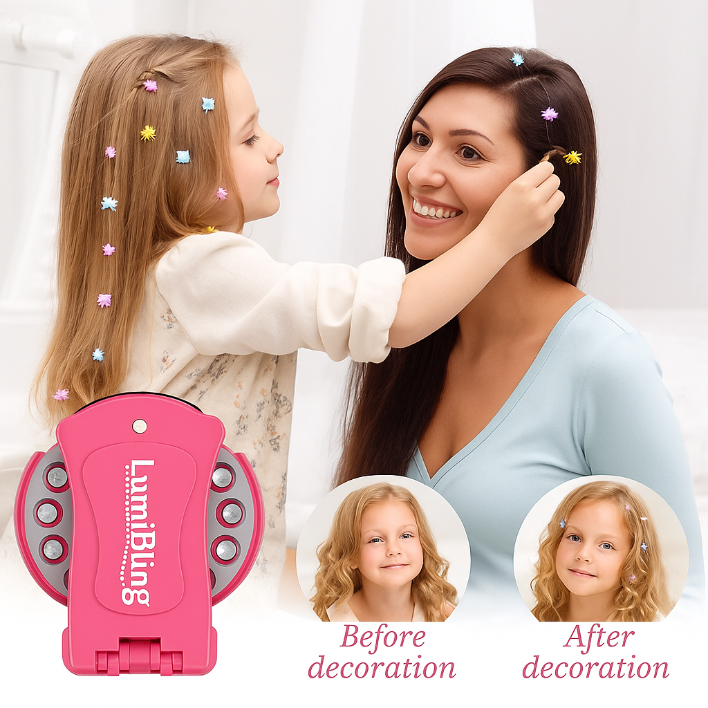 LumiBling™ | Hair Gem Stamper Styling Tool