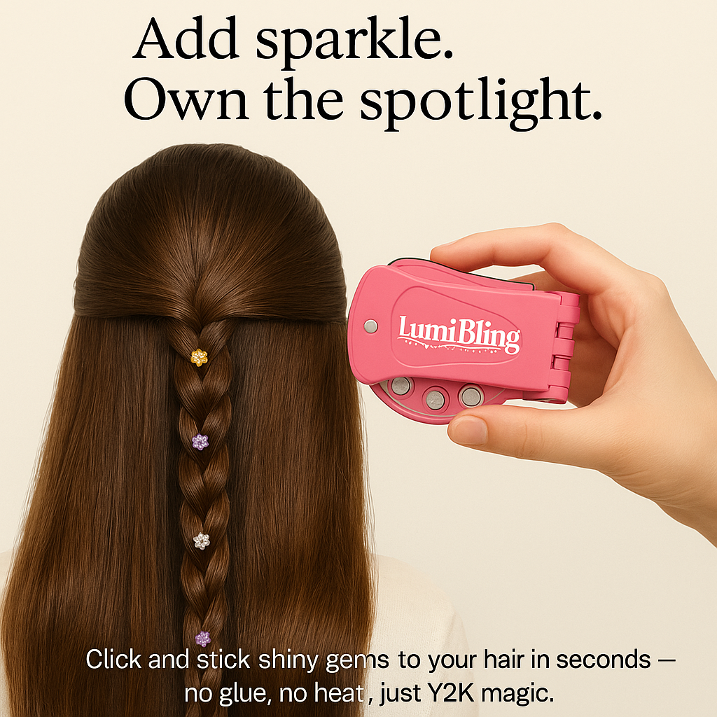 LumiBling™ | Hair Gem Stamper Styling Tool