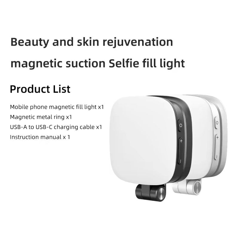 MagniGlow™ | Magnetic Clip-On LED Light for Phones